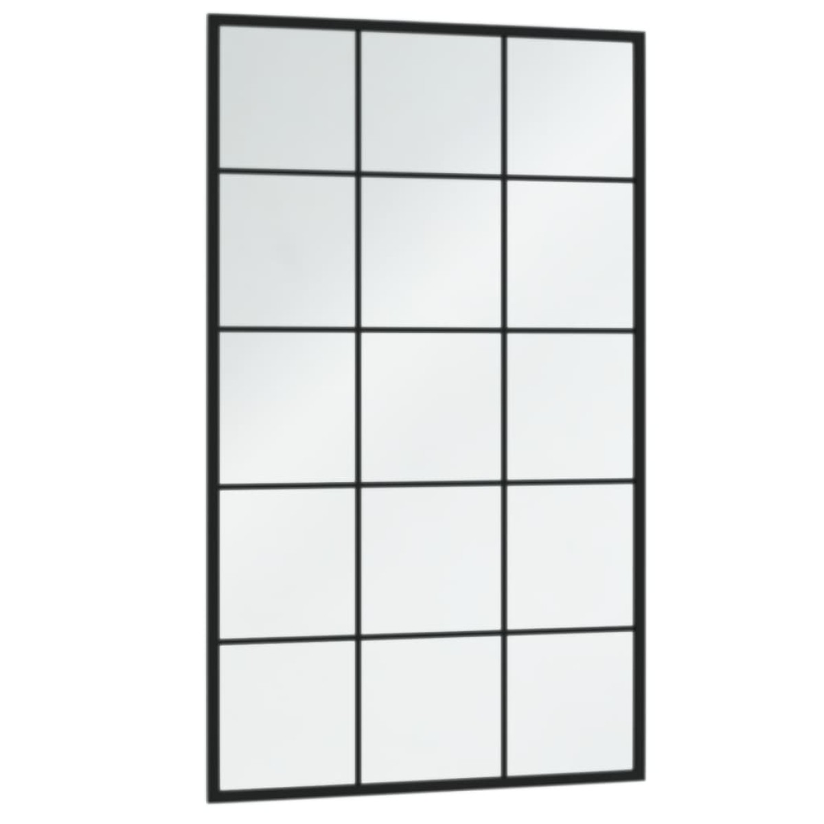 vidaXL Καθρέφτες Τοίχου 6 τεμ. Μαύροι 100 x 60 εκ. Μεταλλικοί