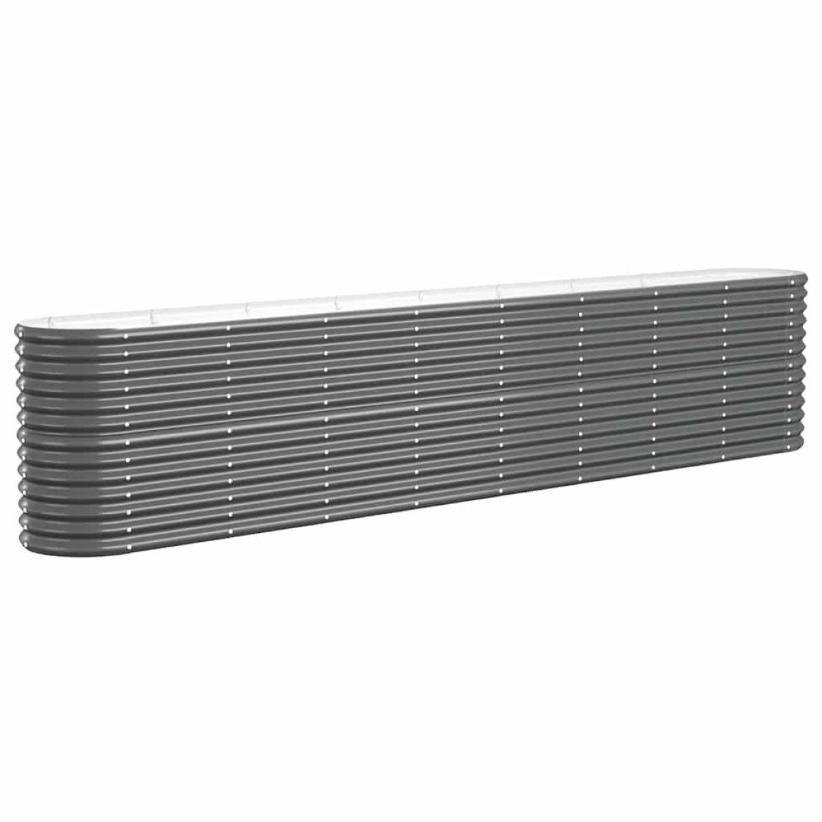 vidaXL Ζαρντινιέρα Ανθρακί 332x40x68 εκ Ατσάλι με Ηλεκτρ. Βαφή Πούδρας