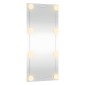 vidaXL Καθρέφτης Τοίχου με LED Ορθογώνιος 30x80 εκ. Γυάλινος