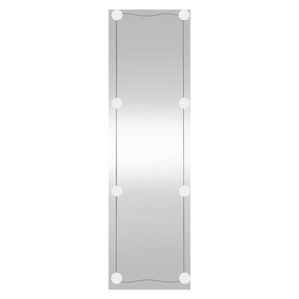 vidaXL Καθρέφτης Τοίχου με LED Ορθογώνιος 30x100 εκ. Γυάλινος