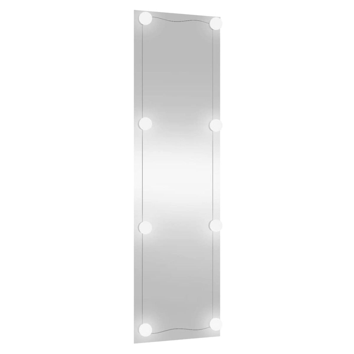 vidaXL Καθρέφτης Τοίχου με LED Ορθογώνιος 30x100 εκ. Γυάλινος