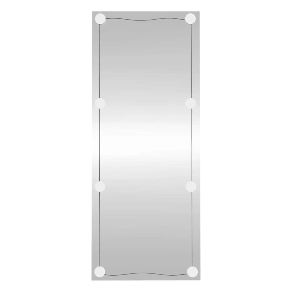 vidaXL Καθρέφτης Τοίχου με LED Ορθογώνιος 450x100 εκ. Γυάλινος