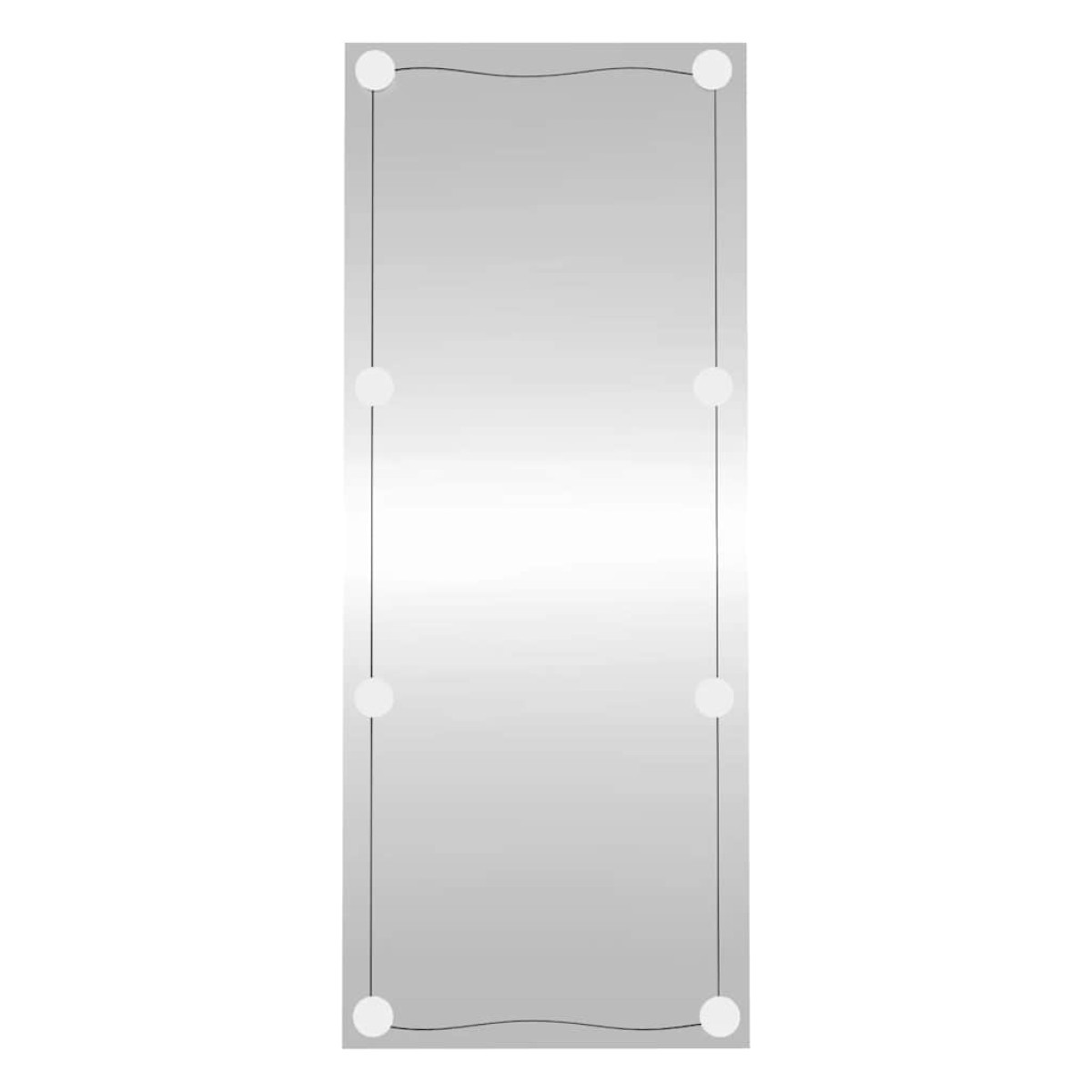 vidaXL Καθρέφτης Τοίχου με LED Ορθογώνιος 450x100 εκ. Γυάλινος