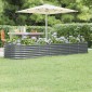 vidaXL Ζαρντινιέρα Ανθρακί 296x80x36 εκ Ατσάλι με Ηλεκτρ. Βαφή Πούδρας