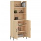 vidaXL Ντουλάπι Sonoma δρυς 69,5 x 34 x 180 εκ. από Επεξεργασμένο Ξύλο