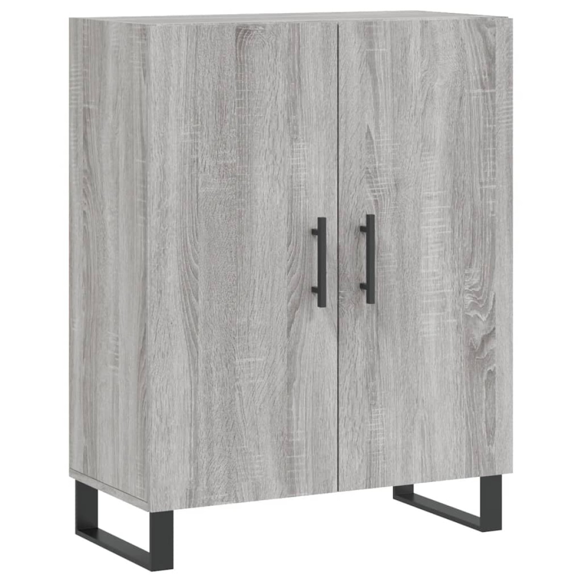 vidaXL Ντουλάπι Γκρι Sonoma 69,5 x 34 x 180 εκ. Επεξεργασμένο Ξύλο