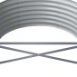 vidaXL Ζαρντινιέρα Γκρι 512x80x36 εκ. Ατσάλι με Ηλεκτρ. Βαφή Πούδρας
