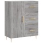 vidaXL Ντουλάπι Γκρι Sonoma 69,5 x 34 x 180 εκ. Επεξεργασμένο Ξύλο