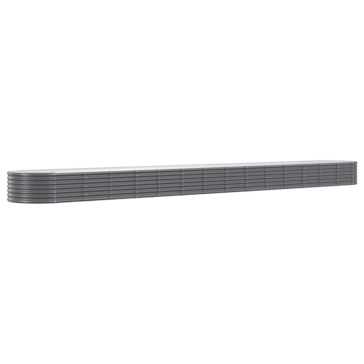 vidaXL Ζαρντινιέρα Ανθρακί 620x80x36 εκ Ατσάλι με Ηλεκτρ. Βαφή Πούδρας
