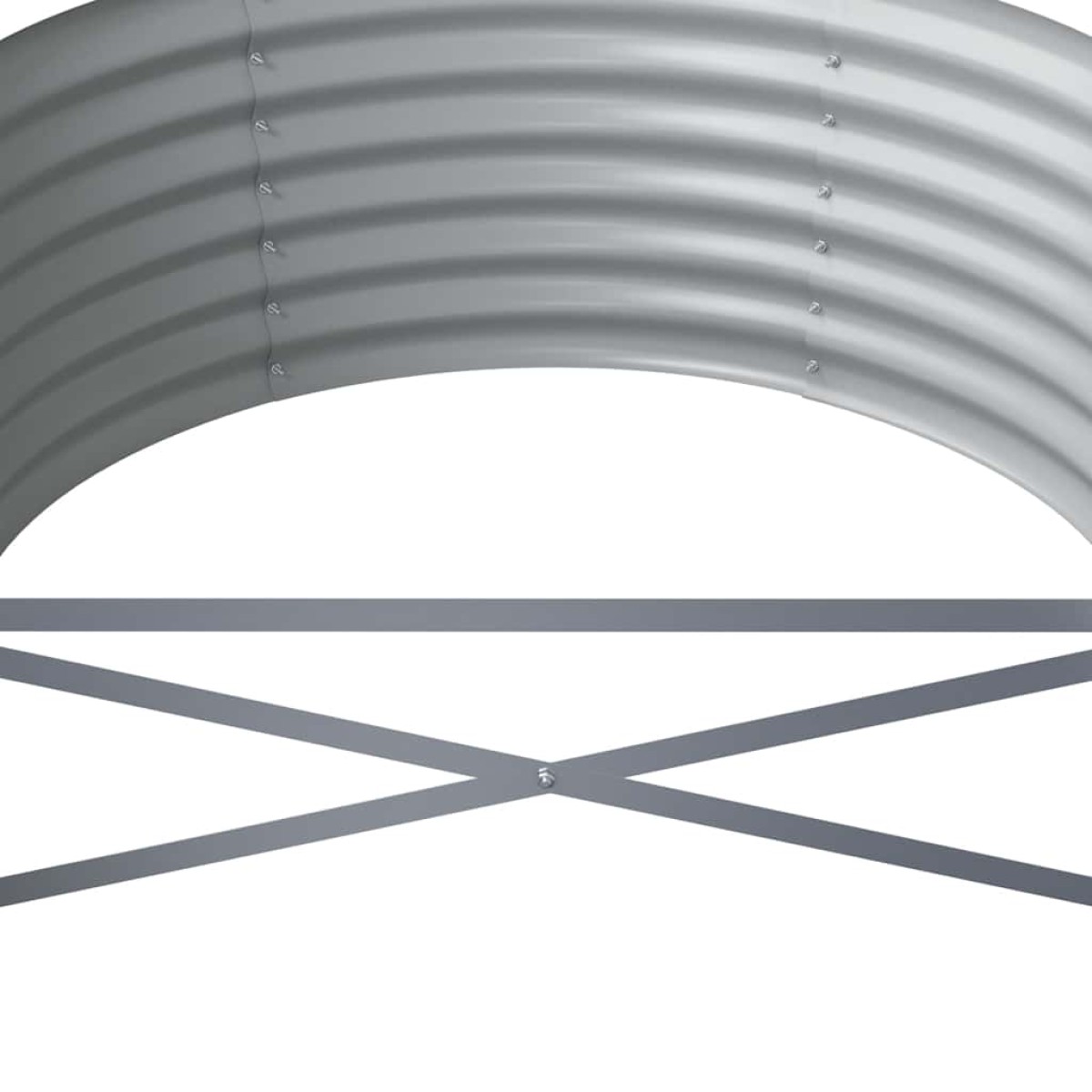 vidaXL Ζαρντινιέρα Ανθρακί 620x80x36 εκ Ατσάλι με Ηλεκτρ. Βαφή Πούδρας
