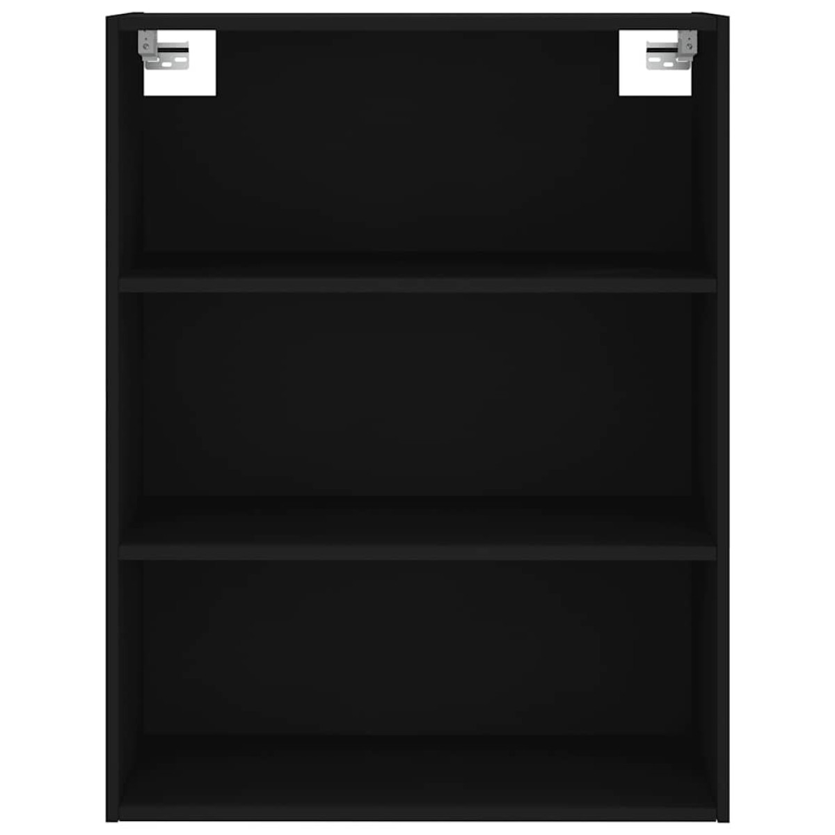 vidaXL Ντουλάπι Μαύρο 69,5x34x180 εκ. από Επεξεργασμένο Ξύλο