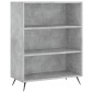 vidaXL Ντουλάπι Γκρι Σκυροδέματος 69,5x32,5x180 εκ. Επεξεργασμένο Ξύλο