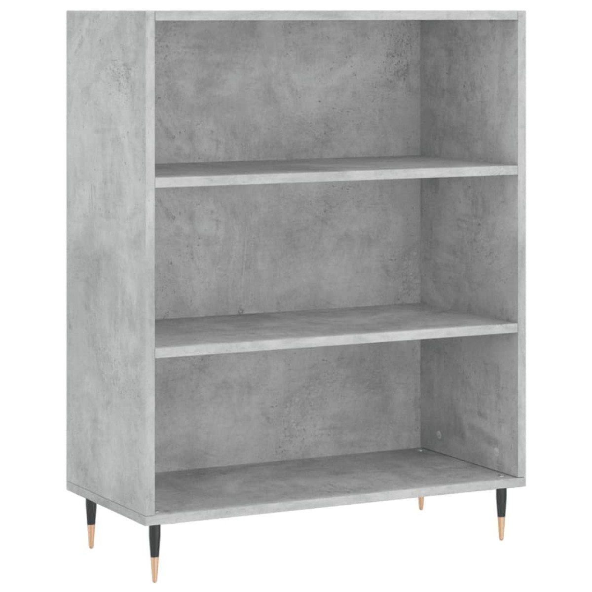 vidaXL Ντουλάπι Γκρι Σκυροδέματος 69,5x32,5x180 εκ. Επεξεργασμένο Ξύλο
