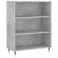 vidaXL Ντουλάπι Γκρι Σκυροδέματος 69,5x32,5x180 εκ. Επεξεργασμένο Ξύλο