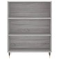 vidaXL Ντουλάπι Sonoma Γκρι 69,5x32,5x180 εκ. Επεξεργασμένο Ξύλο