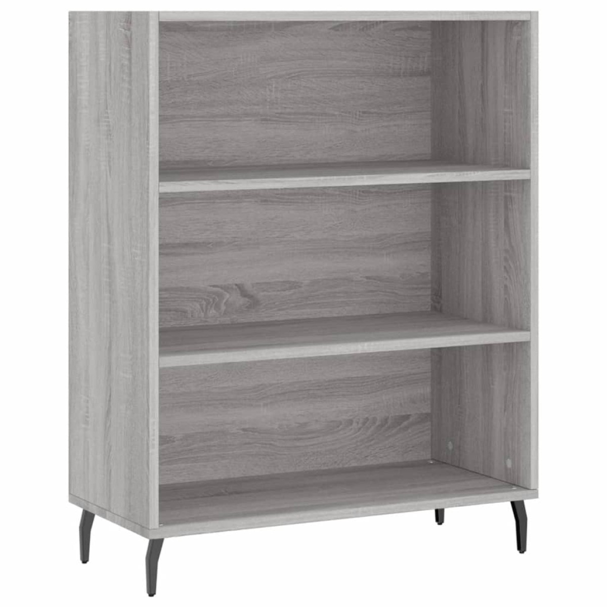 vidaXL Ντουλάπι Sonoma Γκρι 69,5x32,5x180 εκ. Επεξεργασμένο Ξύλο