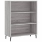 vidaXL Ντουλάπι Sonoma Γκρι 69,5x32,5x180 εκ. Επεξεργασμένο Ξύλο