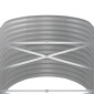 vidaXL Ζαρντινιέρα Πράσινη 368x80x68 εκ Ατσάλι με Ηλεκτρ. Βαφή Πούδρας