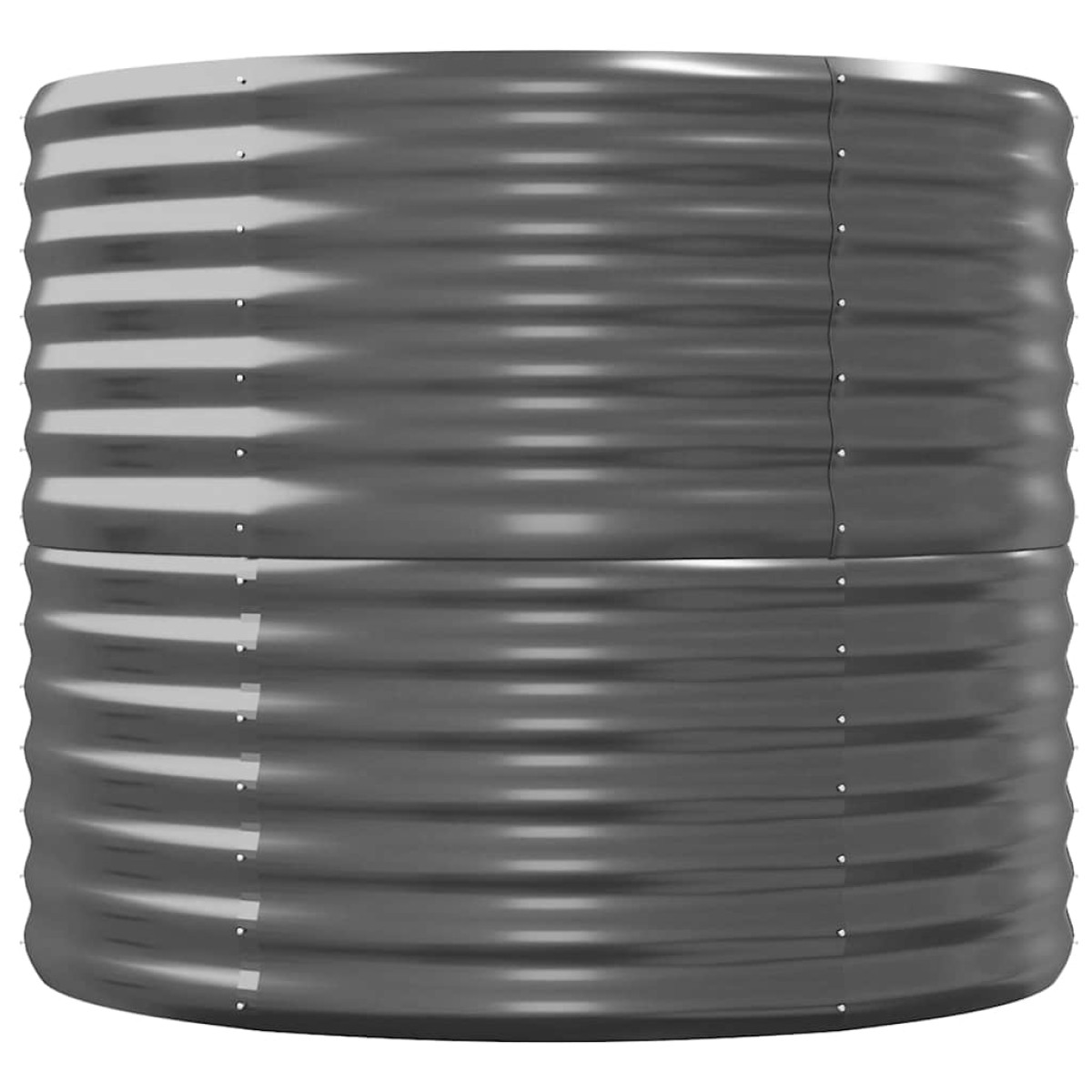 vidaXL Ζαρντινιέρα Ανθρακί 440x80x68 εκ Ατσάλι με Ηλεκτρ. Βαφή Πούδρας