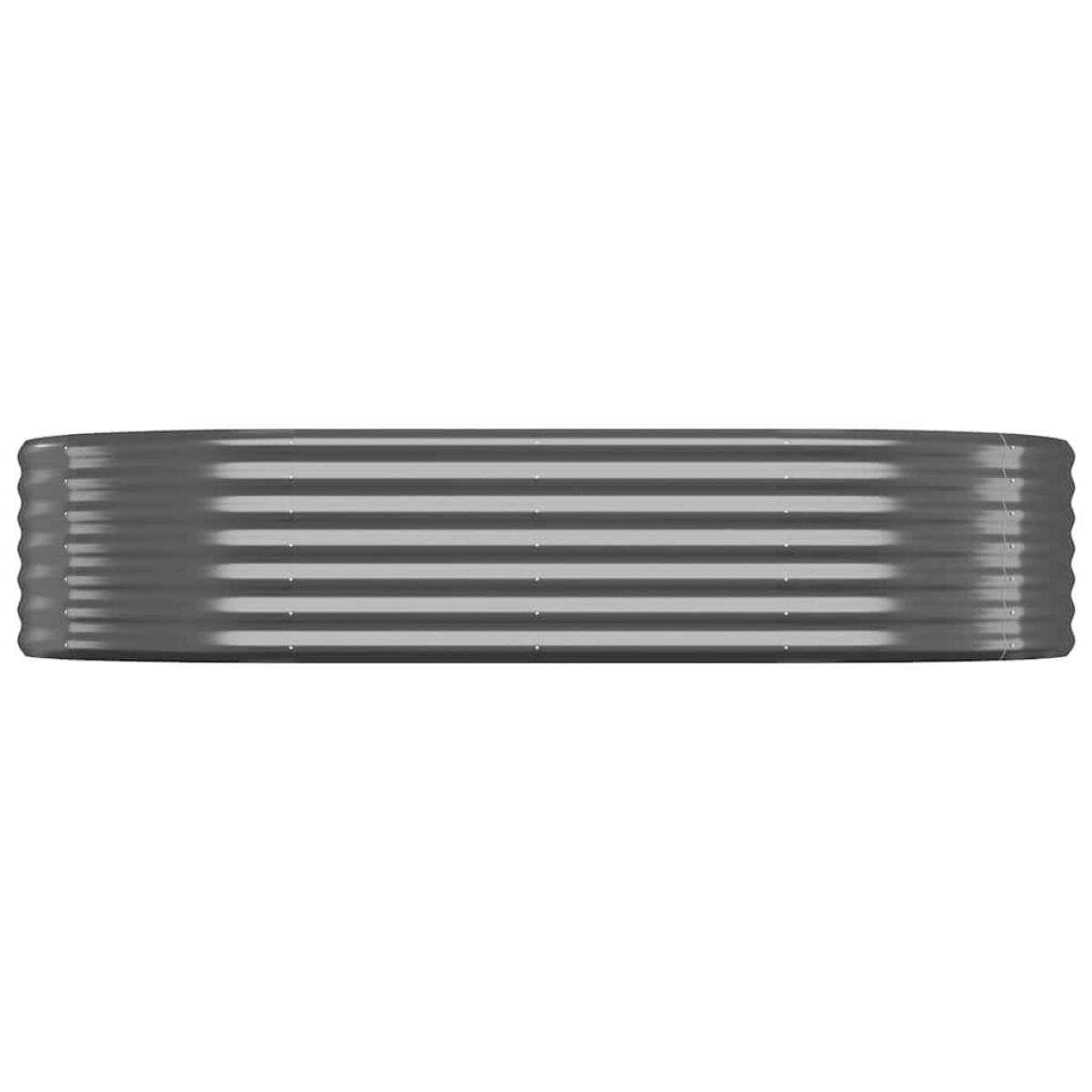 vidaXL Ζαρντινιέρα Ανθρακί 175x100x36εκ Ατσάλι με Ηλεκτρ. Βαφή Πούδρας