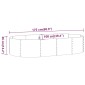 vidaXL Ζαρντινιέρα Ανθρακί 175x100x36εκ Ατσάλι με Ηλεκτρ. Βαφή Πούδρας