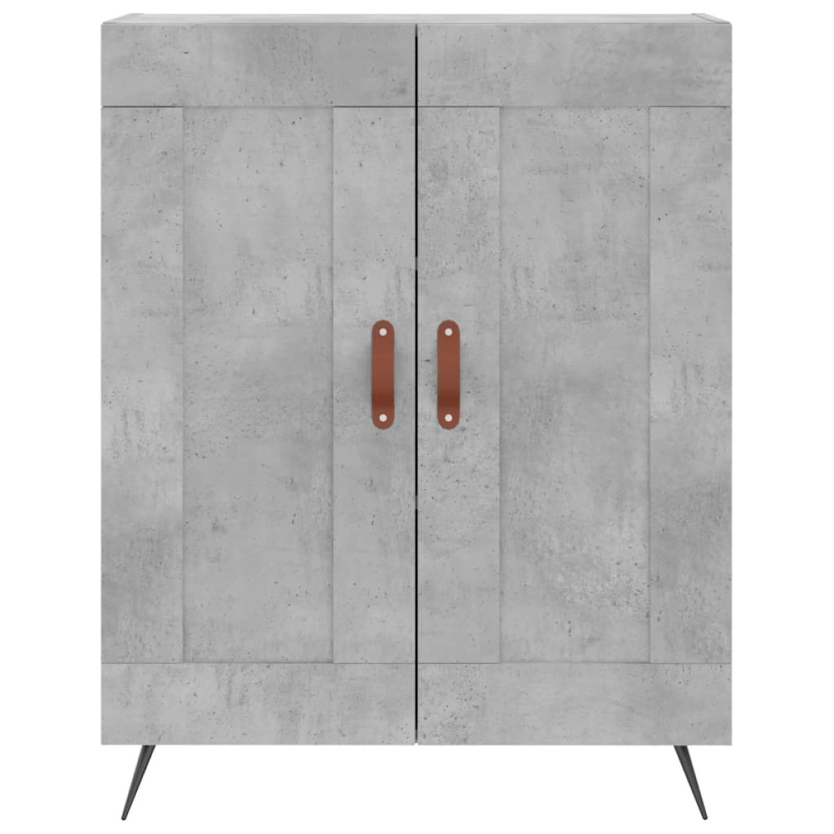 vidaXL Ντουλάπι Γκρι Σκυροδέματος 69,5x34x180 εκ. Επεξεργασμένο Ξύλο