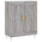 vidaXL Ντουλάπι Γκρι Sonoma 69,5 x 34 x 180 εκ. Επεξεργασμένο Ξύλο