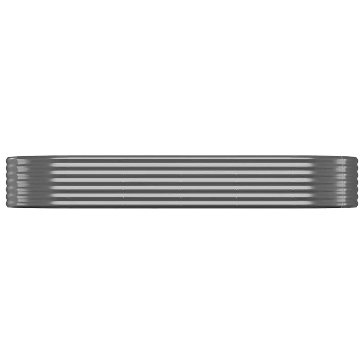 vidaXL Ζαρντινιέρα Ανθρακί 249x100x36εκ Ατσάλι με Ηλεκτρ. Βαφή Πούδρας