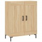 vidaXL Ντουλάπι Sonoma δρυς 69,5 x 34 x 180 εκ. από Επεξεργασμένο Ξύλο
