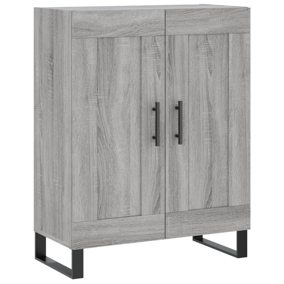 vidaXL Ντουλάπι Γκρι Sonoma 69,5 x 34 x 180 εκ. Επεξεργασμένο Ξύλο