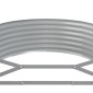 vidaXL Ζαρντινιέρα Πράσινο 396x100x36εκ. Ατσάλι με Ηλεκτρ.Βαφή Πούδρας