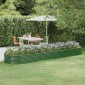 vidaXL Ζαρντινιέρα Πράσινο 396x100x36εκ. Ατσάλι με Ηλεκτρ.Βαφή Πούδρας