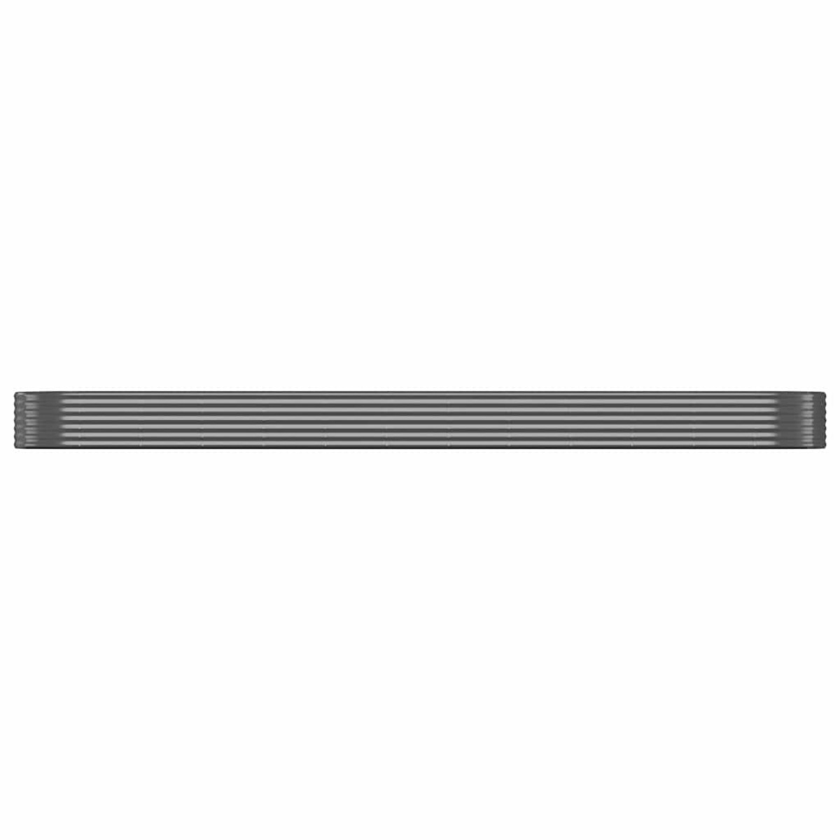vidaXL Ζαρντινιέρα Ανθρακί 507x100x36εκ Ατσάλι με Ηλεκτρ. Βαφή Πούδρας