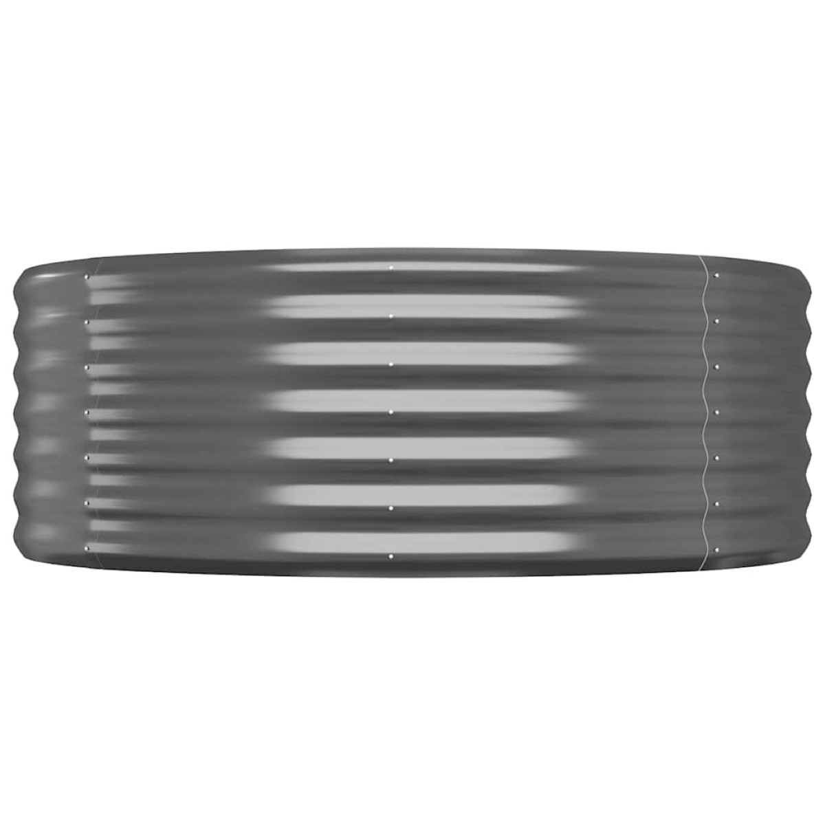 vidaXL Ζαρντινιέρα Ανθρακί 544x100x36εκ Ατσάλι με Ηλεκτρ. Βαφή Πούδρας