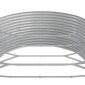 vidaXL Ζαρντινιέρα Ασημί 544x100x36 εκ. Ατσάλι με Ηλεκτρ. Βαφή Πούδρας