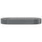 vidaXL Ζαρντινιέρα Γκρι 296x140x36 εκ. Ατσάλι με Ηλεκτρ. Βαφή Πούδρας