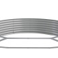 vidaXL Ζαρντινιέρα Γκρι 296x140x36 εκ. Ατσάλι με Ηλεκτρ. Βαφή Πούδρας