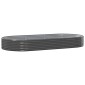 vidaXL Ζαρντινιέρα Ανθρακί 296x140x36εκ Ατσάλι με Ηλεκτρ. Βαφή Πούδρας
