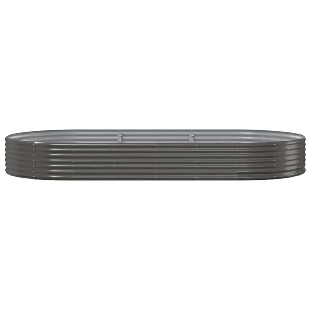 vidaXL Ζαρντινιέρα Ανθρακί 296x140x36εκ Ατσάλι με Ηλεκτρ. Βαφή Πούδρας