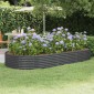vidaXL Ζαρντινιέρα Ανθρακί 296x140x36εκ Ατσάλι με Ηλεκτρ. Βαφή Πούδρας