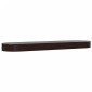 vidaXL Ζαρντινιέρα Καφέ 523x140x36 εκ. Ατσάλι με Ηλεκτρ. Βαφή Πούδρας
