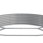vidaXL Ζαρντινιέρα Καφέ 523x140x36 εκ. Ατσάλι με Ηλεκτρ. Βαφή Πούδρας