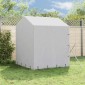 vidaXL Κλουβί Σκύλου Εξ. Χώρου με Οροφή Ασημί 2x14x2,5 μ. Γαλβ. Ατσάλι