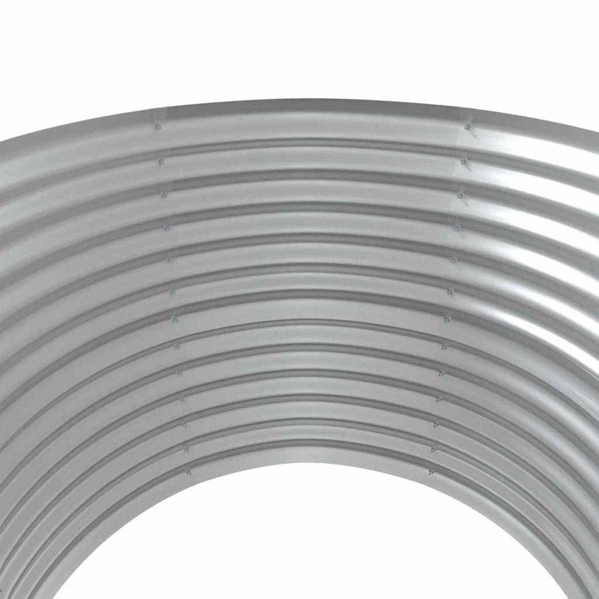 vidaXL Ζαρντινιέρα Γκρι 100x100x68 εκ. Ατσάλι με Ηλεκτρ. Βαφή Πούδρας