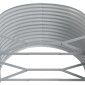 vidaXL Ζαρντινιέρα Γκρι 175x100x68 εκ. Ατσάλι με Ηλεκτρ. Βαφή Πούδρας