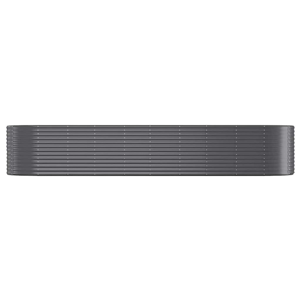 vidaXL Ζαρντινιέρα Ανθρακί 396x100x68εκ Ατσάλι με Ηλεκτρ. Βαφή Πούδρας