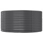 vidaXL Ζαρντινιέρα Ανθρακί 140x140x68εκ Ατσάλι με Ηλεκτρ. Βαφή Πούδρας