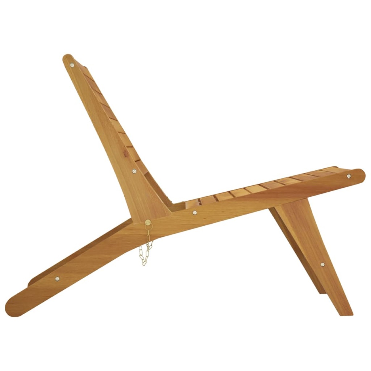 vidaXL Καρέκλα Κήπου από Μασίφ Ξύλο Teak