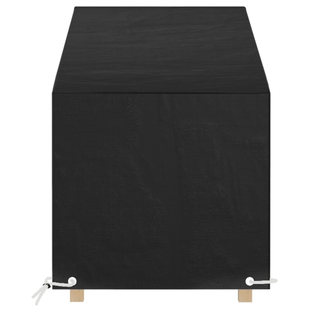 vidaXL Κάλυμμα Ξαπλώστρας με 12 Κρίκους 205x75x40/70 εκ. Πολυαιθυλένιο