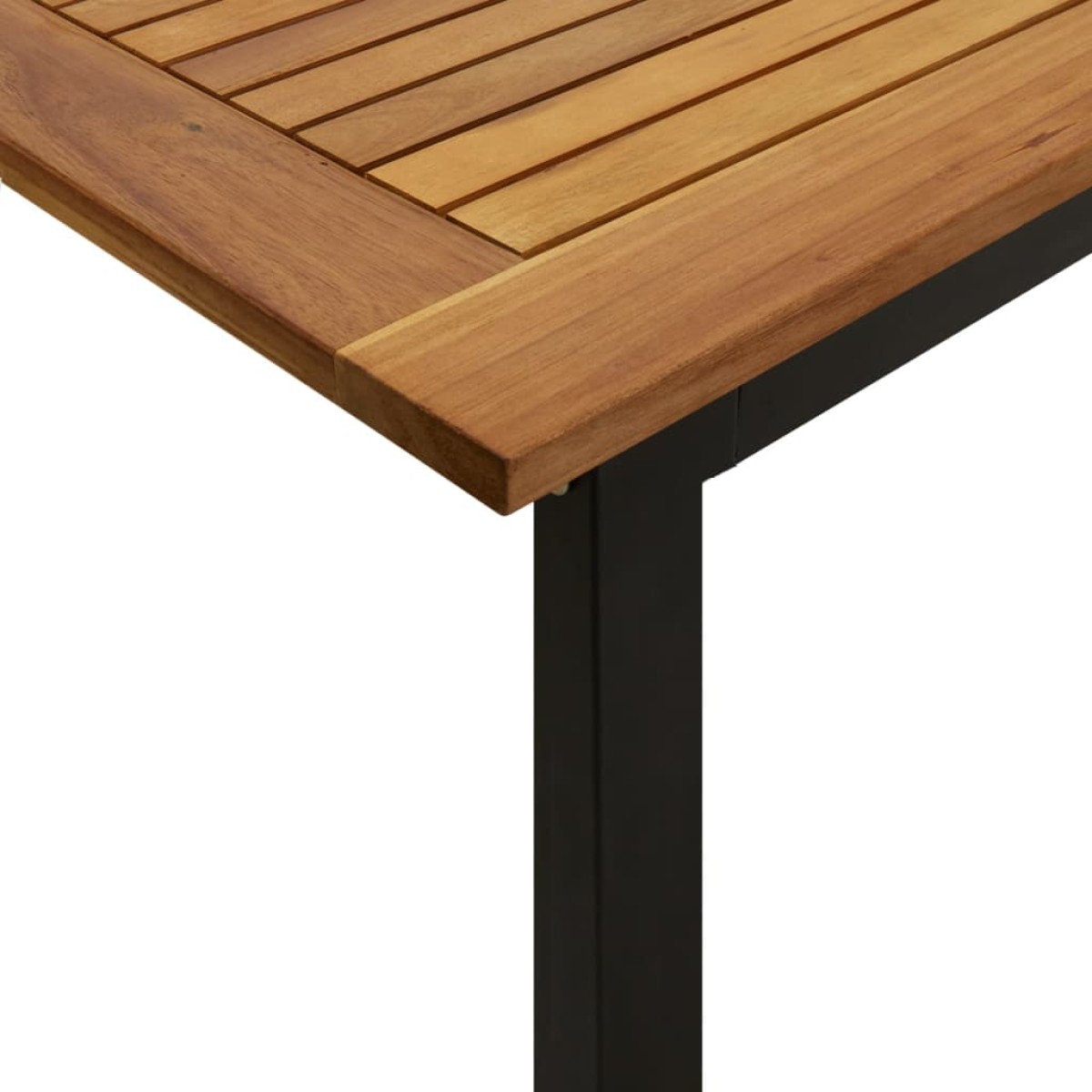 vidaXL Τραπέζι Κήπου Με Πόδια σε Σχήμα U 180x90x75 εκ. Μασίφ Ακακία